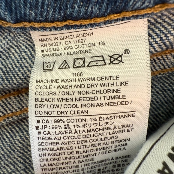 Banana Republic Denim Shorts Women’s Size 26/2 Blue High Rise Button Fly Denim - Picture 4 of 7